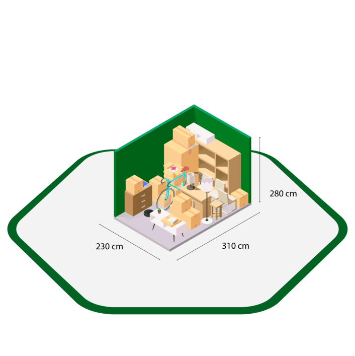 Self Storage huren - Medium box - Demaegdt